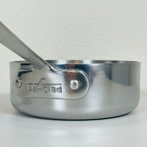 All-Clad Stainless Steel Saucepan 1 Qt Small Sauce Pan Cookware 6" No Lid